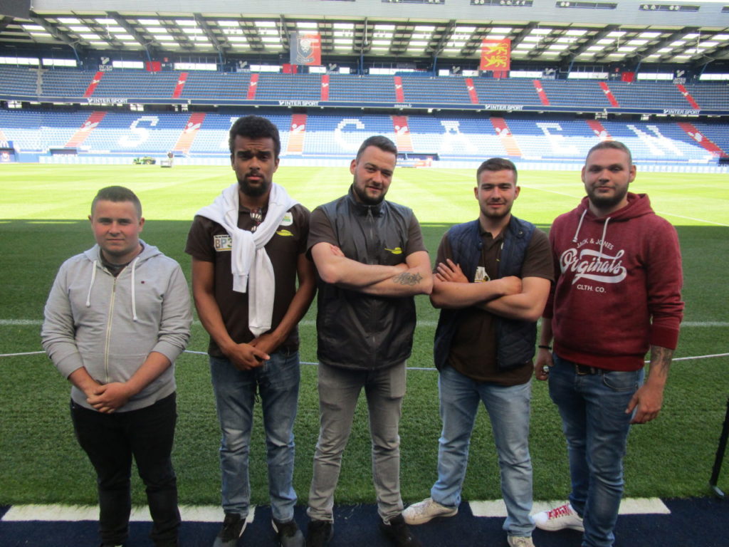 Soutenance orale au stade Michel d'Ornano de Caen