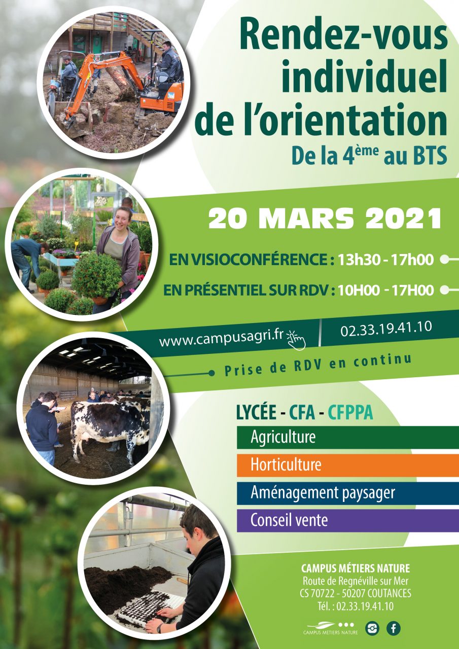 RVD individuel de l’orientation – Samedi 20 mars 2021