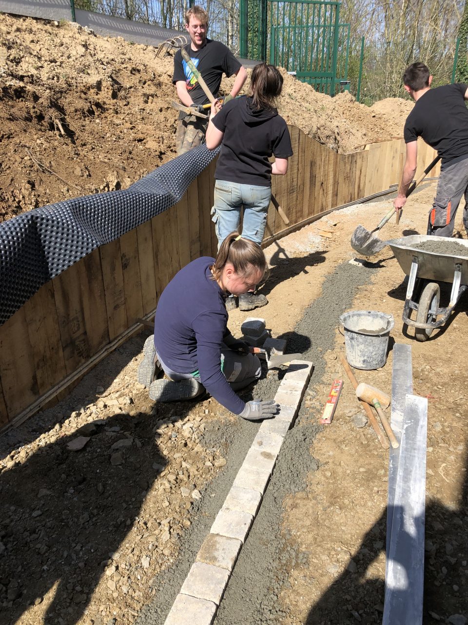 Chantier école d’aménagement paysager