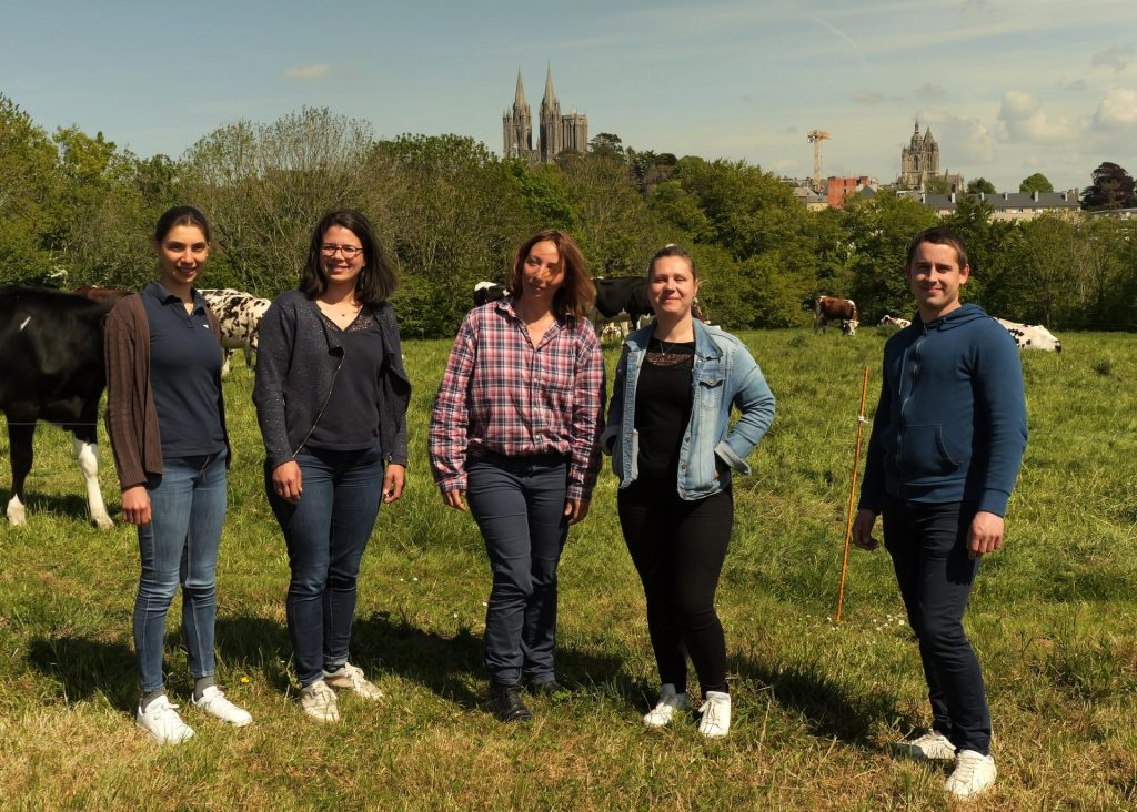 Les adultes en formation au Campus Métiers Nature relèvent le défi du renouvellement des éleveurs laitiers de la Manche.